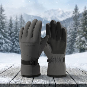 Mens Windproof Waterproof Winter Gloves Snowboarding Cycling Gloves Warm Non <b>Slip</b> <b>Full</b> Finger Split Finger Outdoor Sports Gloves - Product Image 2