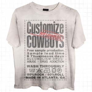 T-shirt da Uomo Personalizzata con Stampa DTG, Vestibilità Regular, 100% Cotone, Effetto Gemstone e Lavaggio Acido - Product Image 1