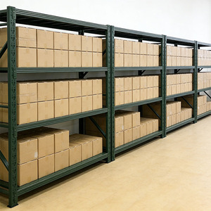 Étagères de garage réglables sans boulons, légères/moyennes charges, en acier laminé <span class=keywords><strong>à</strong></span> froid, revêtement poudré, empilables, pour <span class=keywords><strong>palettes</strong></span> - Product Image 5