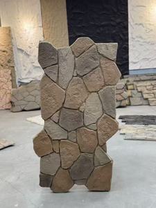 Bên ngoài ốp nhân tạo Polyurethane PU sông đá tường Bảng điều khiển Veneer <span class=keywords><strong>Cobble</strong></span> & trắng Pebble Đá Ngoài Trời ứng dụng - Product Image 4