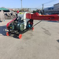 Broyeur de fourrage agricole haute productivité pour foin humide et sec, ensilage, avec moteur et engrenages réglables pour le traitement des aliments