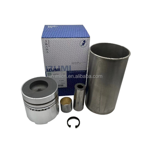Kit de chemises de cylindre haute qualité pour moteur diesel PE6, référence 12011-96508, avec segments de piston 12040-96503, garantie 1 an - Product Image 1