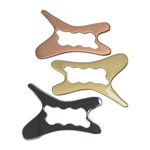 Outil de Gua Sha pour le visage personnalisé, grand format, en acier inoxydable 304, en laiton, outil de Gua Sha en métal CNC - Product Image 5