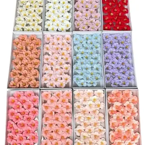 Fleur de savon artificielle en forme de tulipe, bouquet DIY et coffret cadeau pour <span class=keywords><strong>fleuriste</strong></span> - Product Image 1