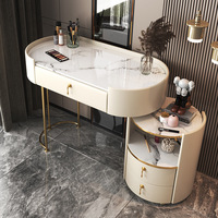 Ensemble de coiffeuse avec miroir, prix d'usine, très populaire, avec 6 tiroirs, bureau de maquillage, table de toilette pour chambre à coucher