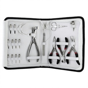 Professional Hair <b>Extension</b> Tools Kit Featuring Micro <b>Bead</b> & Tape In Removal Plier, Keratin Bond Remover Cutter and Mini Thread - Product Image 1