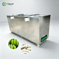 Machine commerciale à peler les plantains, équipement de décorticage des bananes vertes pour le traitement des bananes vertes non mûres et des bananes jaunes mûres