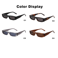 Lunettes de soleil en acétate tendance pour femmes, monture épaisse et petite, verres polarisés TAC, protection UV400, logo personnalisé, certifiées CE, OEM pour femmes et hommes
