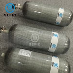 Cilindro compuesto de fibra de carbono para <span class=keywords><strong>submarinismo</strong></span>, cilindro de oxígeno de 6,8l, diferentes tamaños - Product Image 3