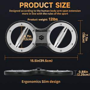 Togieeii, máquina de quemado de antebrazo de acero giratorio de 360 grados, entrenamiento de gimnasio en casa multifuncional con pesas libres - Product Image 3
