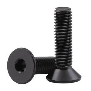 M2 M2.5 M3 M4 M5 Metric DIN7991 Black 304 Stainless Steel Coarse Thread <strong>Flat</strong> Socket Hex Countersunk Head <strong>Screw</strong> - Product Image 5