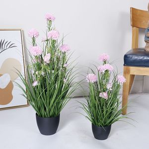 <span class=keywords><strong>Plante</strong></span> artificielle en pot de roseau vert en plastique pour décoration de mariage et intérieur/extérieur - Product Image 2
