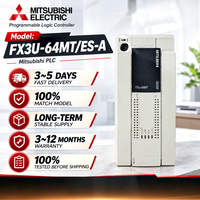 Contrôleur logique programmable Mitsubishi FX3U-64MT/ES-A PLC 64 points 32DI 32DO Sortie transistor AC 100-240V Japon