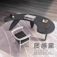 Escritorio de ordenador de forma especial curvo ejecutivo extensible de madera maciza Simple moderno para oficina en casa con MFC