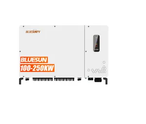 Bluesun 3 giai đoạn trên lưới hiệu quả cao năng lượng mặt trời Power Inverter đơn giản và nhẹ hơn 50kw 100kw 200Kw