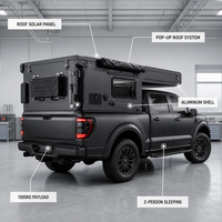 Camper pick-up à toit relevable de petite taille, conforme aux normes australiennes, pour utilisation sur route, à prix bas