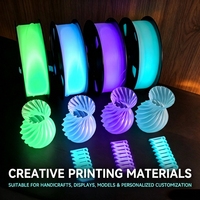 Filament d'imprimante 3D PETG qui brille dans le noir, 1,75 mm, filament PETG 3D de haute qualité, vente en gros pour l'impression 3D Bambulab