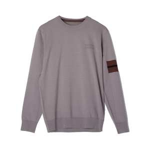 Jersey de punto de manga larga para hombre de 100% Cachemira o tela personalizada - Product Image 1