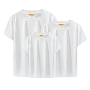 Diy Blanks-Camiseta de poliéster personalizada para hombre, prensa de calor, sublimación, camisetas deportivas blancas de manga corta para niños y adultos - Product Image 2