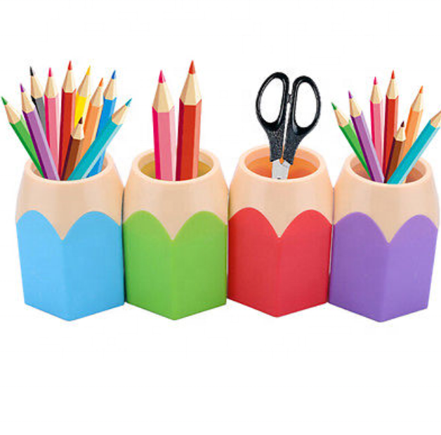 Лидер продаж, милый держатель для кистей для макияжа, ваза для ручек, карандашей, аккуратный Настольный контейнер для канцелярских принадлежностей