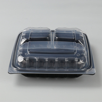 Conteneur en plastique PP transparent personnalisé pour emballage alimentaire à emporter, qualité alimentaire, impression sur mesure, prise en charge OEM/ODM pour la restauration rapide
