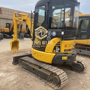 Excavadora pequeña sobre orugas Komatsu PC35MR usada, equipo agrícola de 3.5 toneladas con motor, bomba y caja de cambios - Product Image 2