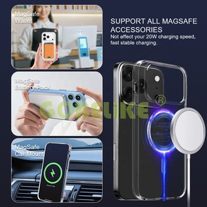 Venta al por mayor Durable a prueba de golpes 16 17 Series Magnetic Pro Max Carcasa de lujo 16E para <span class=keywords><strong>iPhone</strong></span> case - Product Image 4