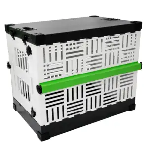 Custom Atacado Modular Design Stackable Dog Kennel 48 polegadas leve alumínio Dog Crate