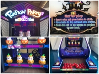 Coin Operated Pumpkin Party 2 Machine de jeu d'amusement de simulateur de billet de rachat d'arcade de simulateur d'intérieur