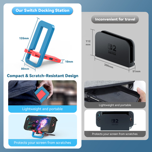 Base de Proyección Compatible con <span class=keywords><strong>Switch</strong></span> 2, Conversor de Video 4K HD, Base de Expansión de Escritorio NS, Soporte Multifuncional - Product Image 4