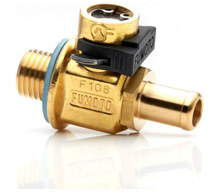 Vanne <span class=keywords><strong>de</strong></span> <span class=keywords><strong>vidange</strong></span> F106N série FN avec tétine longue et pince à levier - Product Image 1