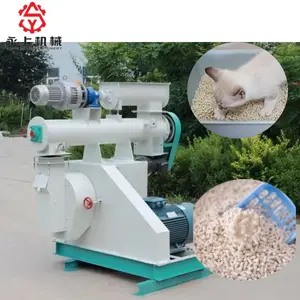 China liyang Factory Supplier Cat Litter Pellet Making Machine MZLH ring die pellet mill