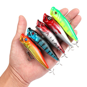 <span class=keywords><strong>Leurre</strong></span> de pêche Big Mouth Water Wave en acier inoxydable 9cm/12.7g, appât artificiel dur pour pêche en surface/milieu, eau de <span class=keywords><strong>mer</strong></span>/eau douce, Black Bass - Product Image 4