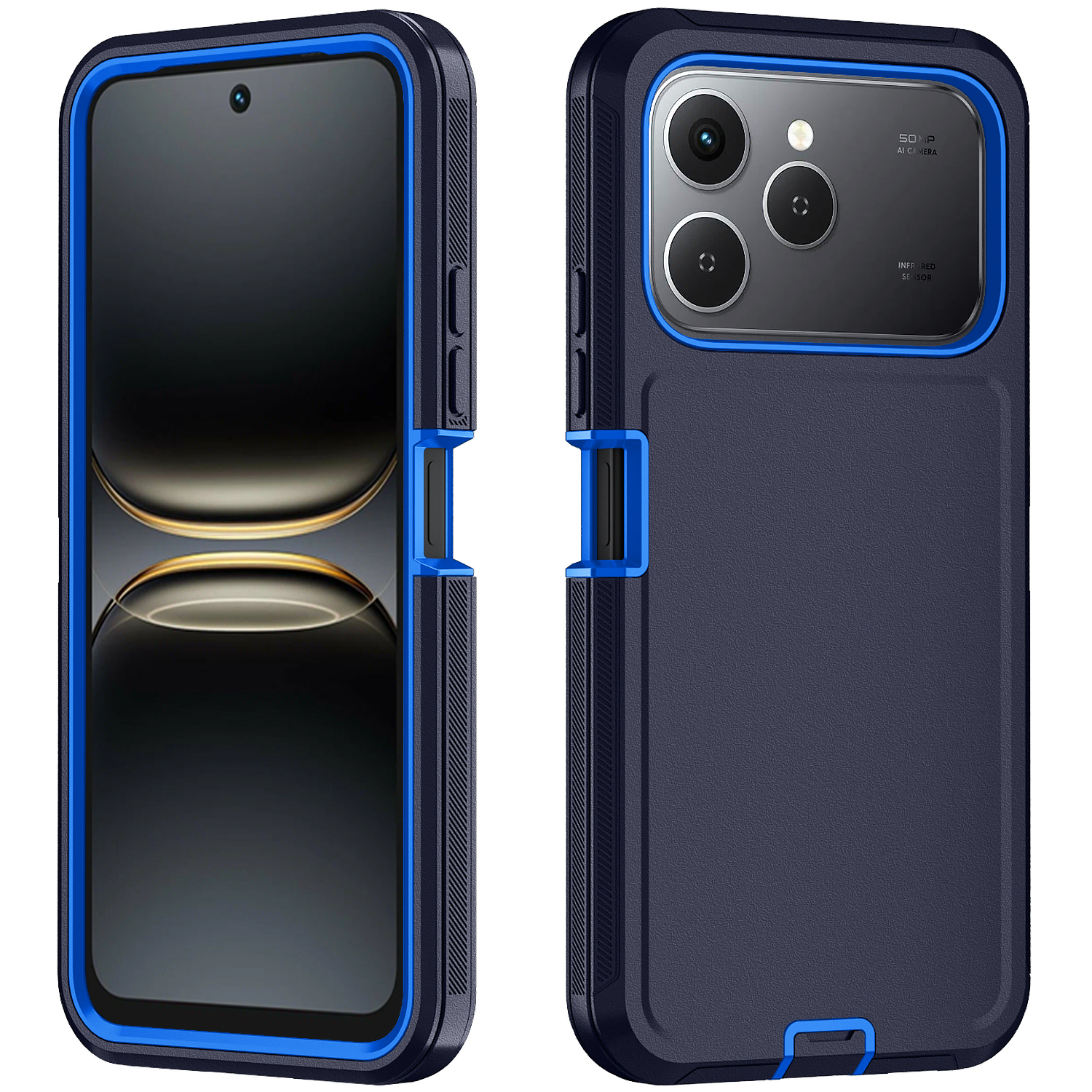 Dark Blue and blue without clip