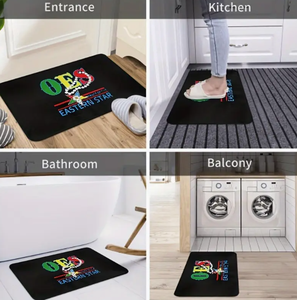 พรมปูพื้นกันลื่นตัวอักษรกรีกสำหรับใช้ในบ้านพรมห้องครัวสามารถซักได้ของขวัญธุรกิจส่งเสริมการขาย - Product Image 5