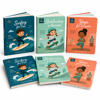 Hochwertiges Mini-ABC-Alphabet: Englisches Baby-Pappbilderbuch-Set für Kinder, Individueller Druckservice auf Anfrage