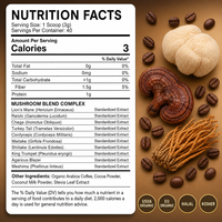Mélange de poudre de champignons instantanée soluble dans l'eau, extrait personnalisé OEM de Crinière de lion, Reishi et Cordyceps pour mélange de café et de boissons