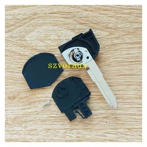 Chất lượng cao cho <span class=keywords><strong>Mazda</strong></span> lật đầu chìa khóa với nắp lưng phẳng (maz24r) với vít dưới nắp và rãnh trên đầu lưỡi chìa khóa xe - Product Image 5