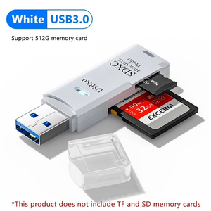 USB 3.0 SDHC TF อะแดปเตอร์หน่วยควา<span class=keywords><strong>ม</strong></span>จำสำหรับพีซีแล็ปท็อปกล้องมาก - Product Image 4