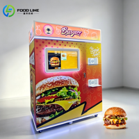 Máquina Expendedora de Papas Fritas Totalmente Automática con Pantalla Táctil Inteligente para Venta Comercial