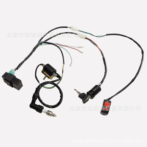 Arnés de Cableado de Arranque para Vehículos Todoterreno Xs002, 12v, Núcleo de Cobre y PVC, Piezas Universales para Motocicletas - Product Image 4