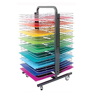 <span class=keywords><strong>Espositore</strong></span> Mobile Personalizzato Nero/Bianco Verniciato a Polvere Ecologico per Bambini, per Conservazione di Arte, Pittura, Materiale Scolastico, Scrapbook e Documenti <span class=keywords><strong>A4</strong></span> - Product Image 5