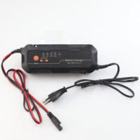 Adaptateur d'alimentation portable 60W, chargeur de batterie au lithium intelligent 8 étapes 5A, automobile