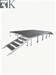 Adjustable <b>Stage</b> Outdoor Mobile <b>Stage</b> Fast Setup Aluminum Truss Design Wedding Event Portable Show Concert - Product Image 2