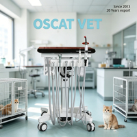 Appareil dentaire vétérinaire portable OSCAT, équipement médical vétérinaire, ensemble complet pour l'hygiène buccale des chiens, des chats et des animaux de compagnie, clinique vétérinaire