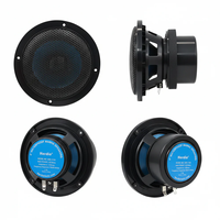 Herdio HMS-5104 Haut-parleurs marins 4 pouces 160W |   Audio filaire bidirectionnel étanche pour bateaux et extérieur