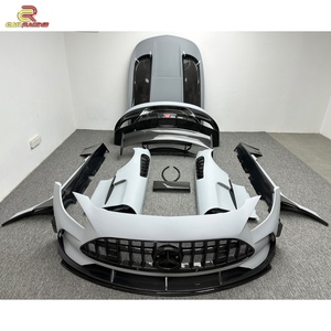 Kits de carrosserie en fibre de carbone style Black Series pour Mercedes Benz AMG GT GTC GTS 2015-2018 Capot avant Pare-chocs Aileron arrière Aile - Product Image 1