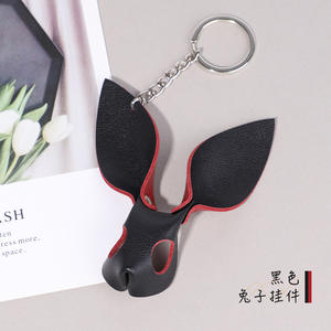 Venta al por mayor juguetes eróticos personalizados llavero cuero zorro conejo máscara llavero adulto fiesta regalo cinturón decoración colgante - Product Image 6