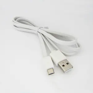 Ultra Mince Plat Micro Usb Données Chargeur Câble Usb V8 Plug Pour Samsung Mobile Téléphone Câble