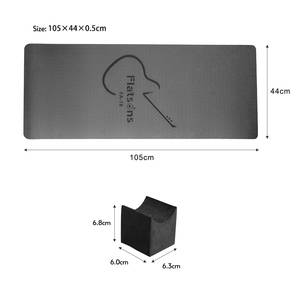 Estera de trabajo con soporte de cuello para reparación y mantenimiento de guitarra eléctrica, <span class=keywords><strong>bajo</strong></span>, ukelele, instrumentos de cuerda - Product Image 6